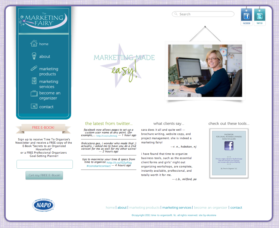 marketing fairy website